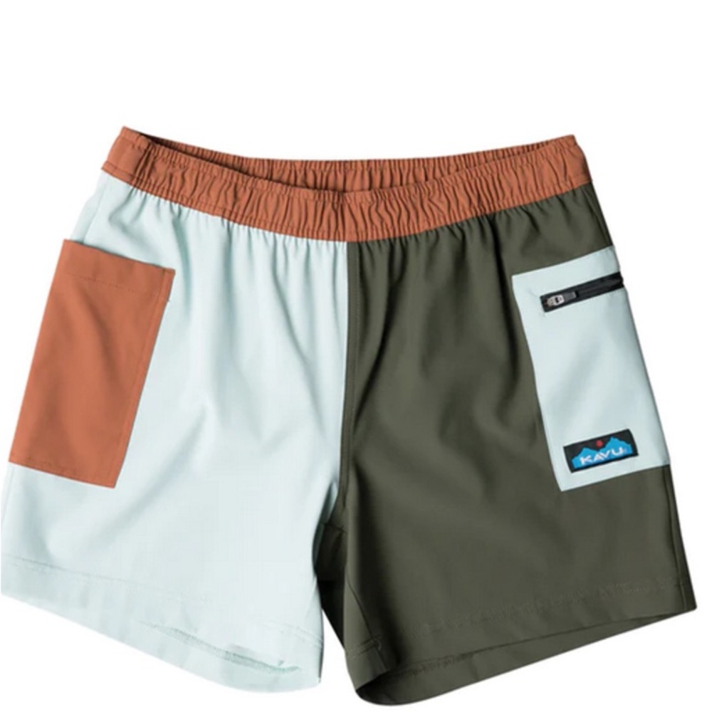 KAVU Leilani Colorblock Shorts